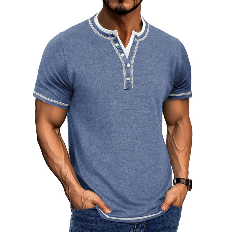 Classic Men's Short Sleeve Casual Tee