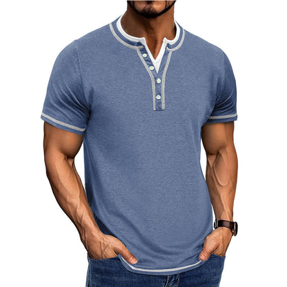 Classic Men's Short Sleeve Casual Tee
