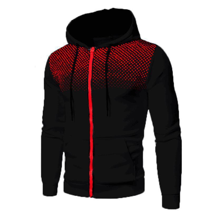 Men's Slim Fit Hooded Cardigan Sweater
