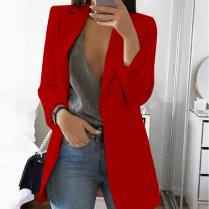 Women's Elegant Fitted Office Blazer