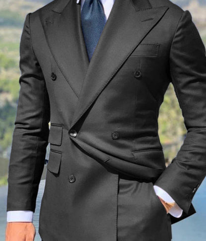 Classic Fit Men's Double Breasted Blazer