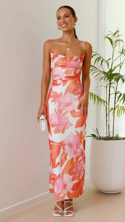 Trendy Sleeveless Bodycon Mini Dress with Thin Straps