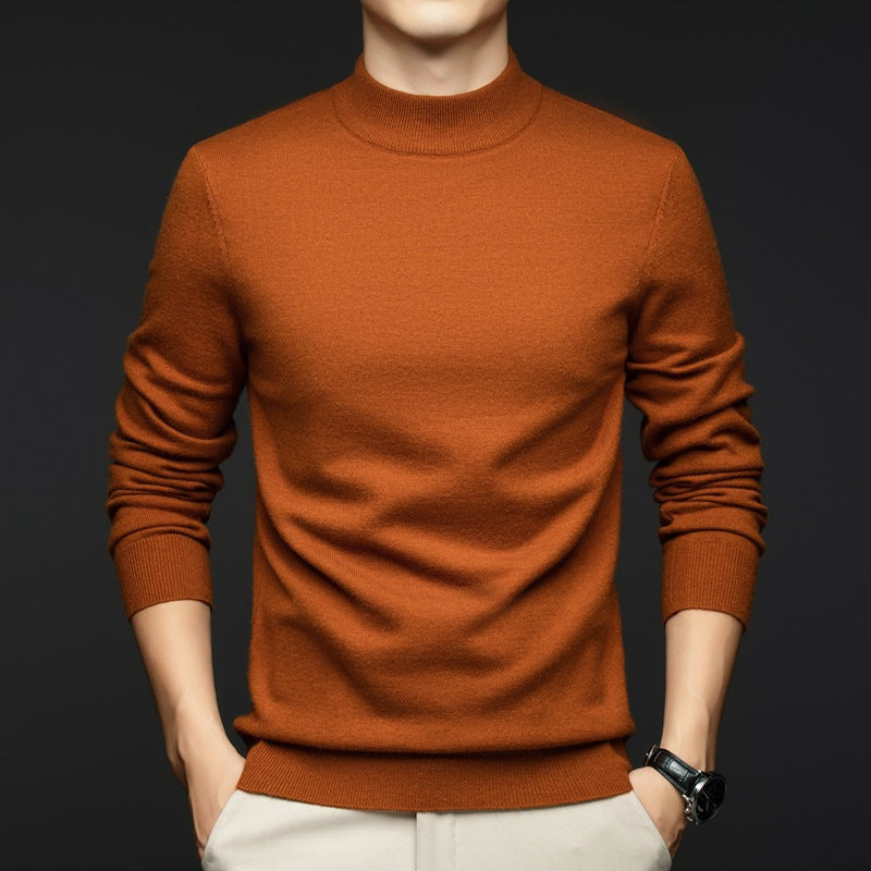 Classic Fit Men's Cotton Crew Neck Sweater - Nocini