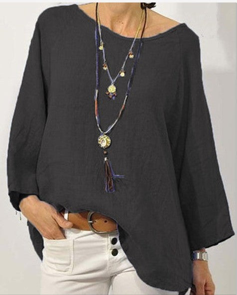Comfortable Women's Cotton Relaxed Fit Blouse