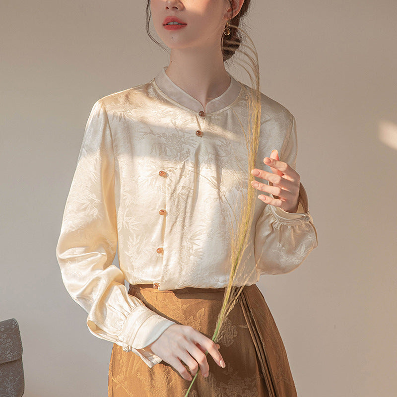 Soft Elegant Long-Sleeve Top