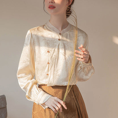 Soft Elegant Long-Sleeve Top