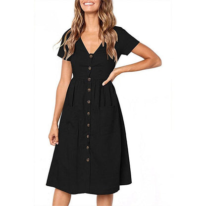 Casual Fit Midi Dress for Women