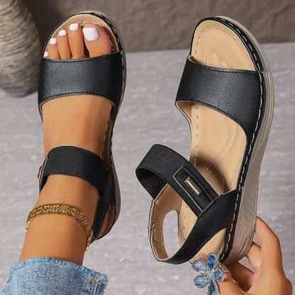 Comfortable Summer Toe Ring Sandals - Olytrend