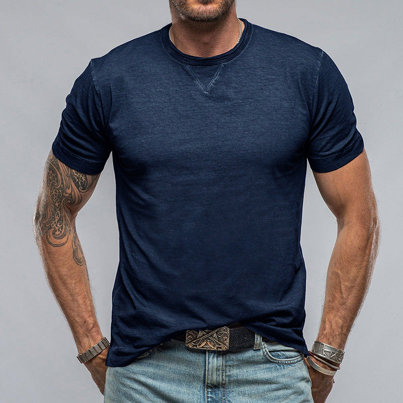 Casual Men's Short Sleeve Soft Tee Shirt