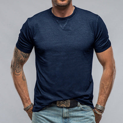 Casual Men's Short Sleeve Soft Tee Shirt