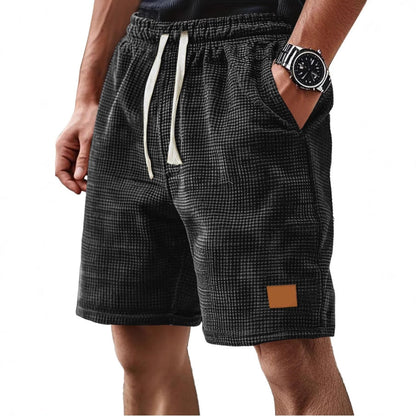 Comfortable Men's Shorts Loose Fit Elastic Waist