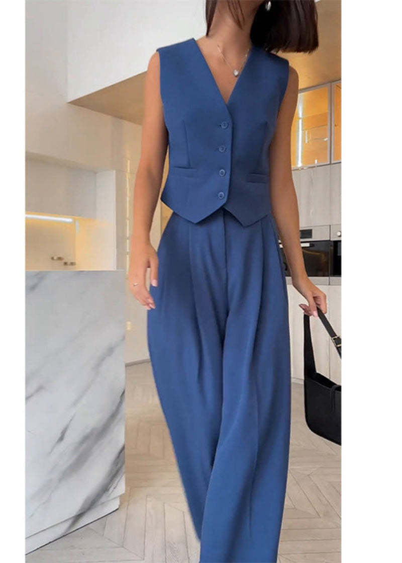 Stylish Women's Vest Suit Jacket Set