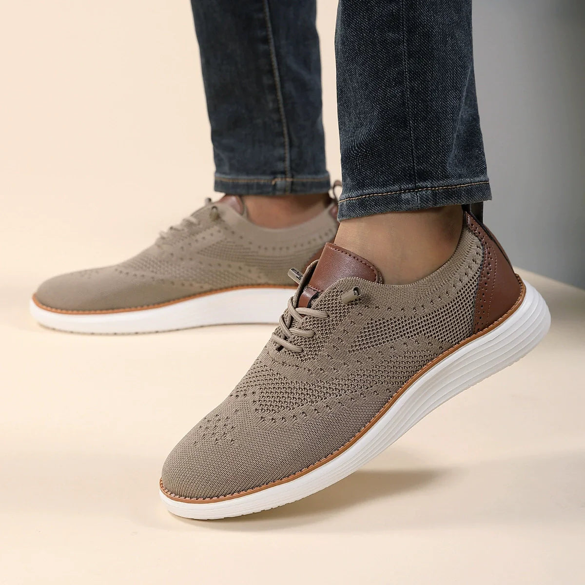 Cozy Cable Knit Sneakers - Nocini