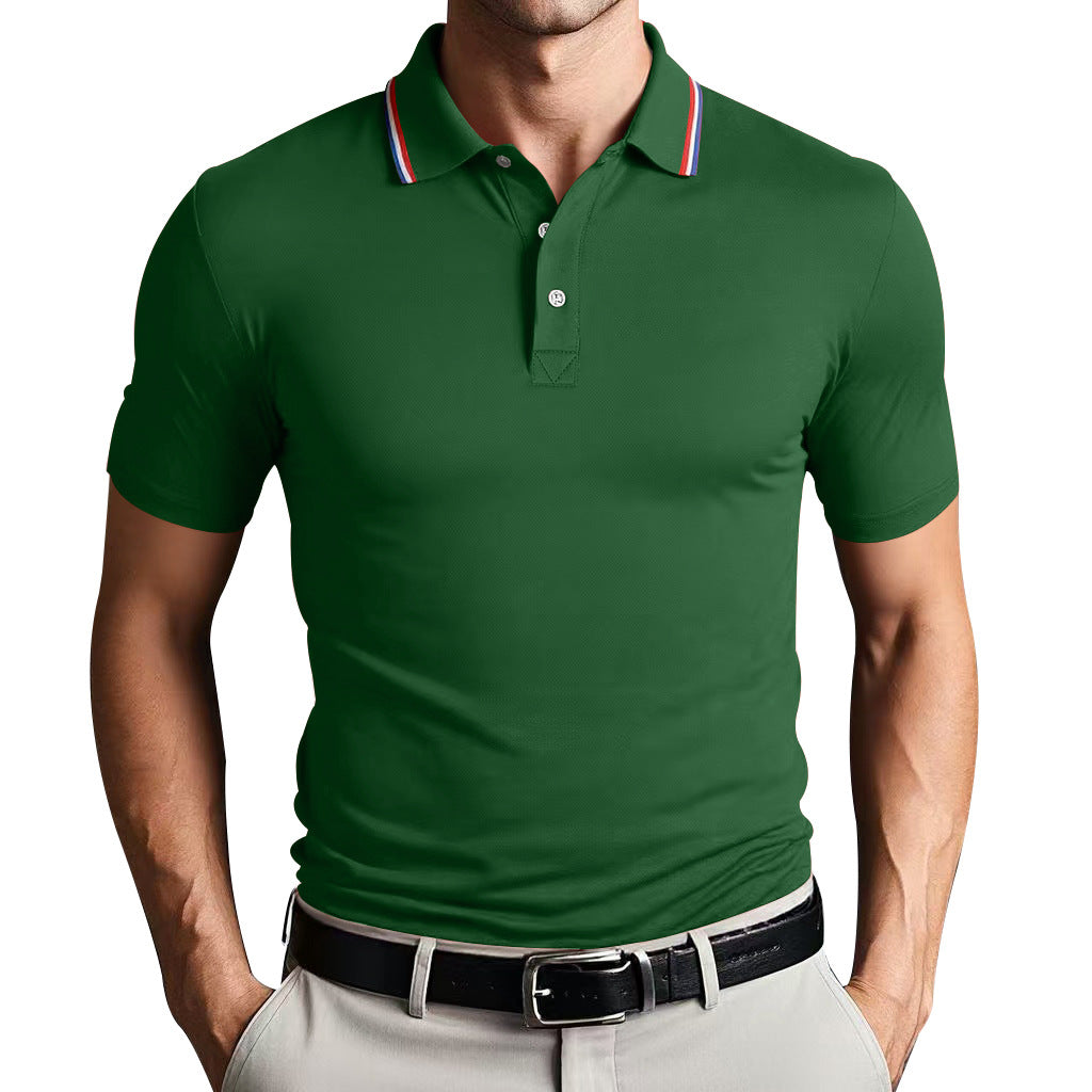 Men's Slim Fit Breathable Polo Shirt