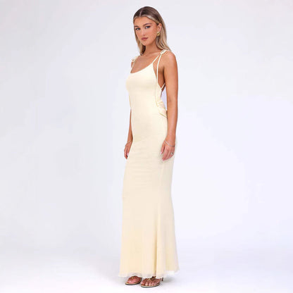 Fit and Flare Women's Dress with Adjustable Straps - Nocini