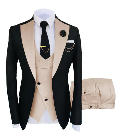 Classic 3 Piece Business Suit for Men