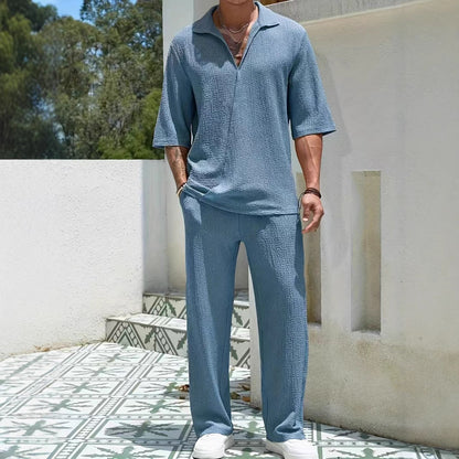 Casual Mens Summer Shorts Set