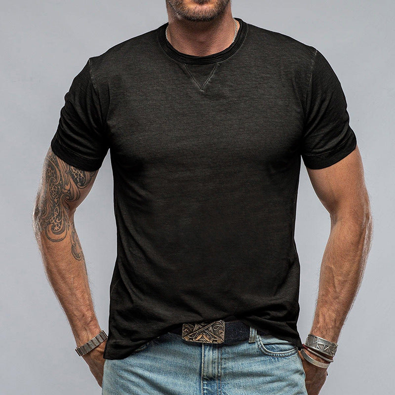 Casual Men's Short Sleeve Soft Tee Shirt