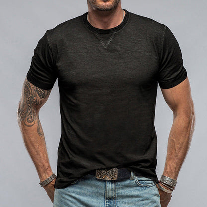 Casual Men's Short Sleeve Soft Tee Shirt