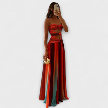 Elegant Sleeveless Long Evening Dress