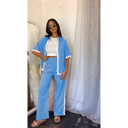 Relaxed Fit Cotton Shirt Jacket for Women