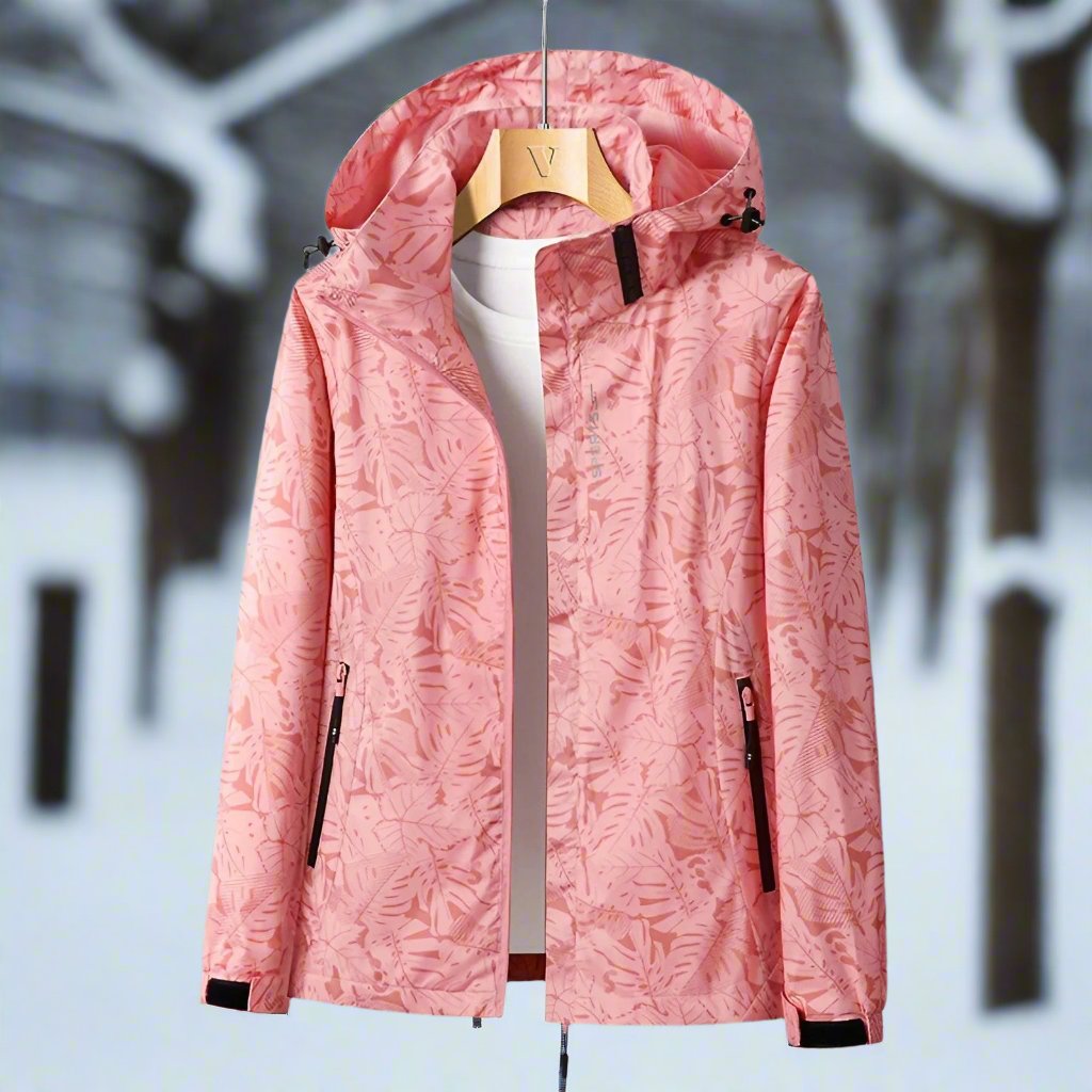 Waterproof Hooded Women's Zip Jacket - Nocini