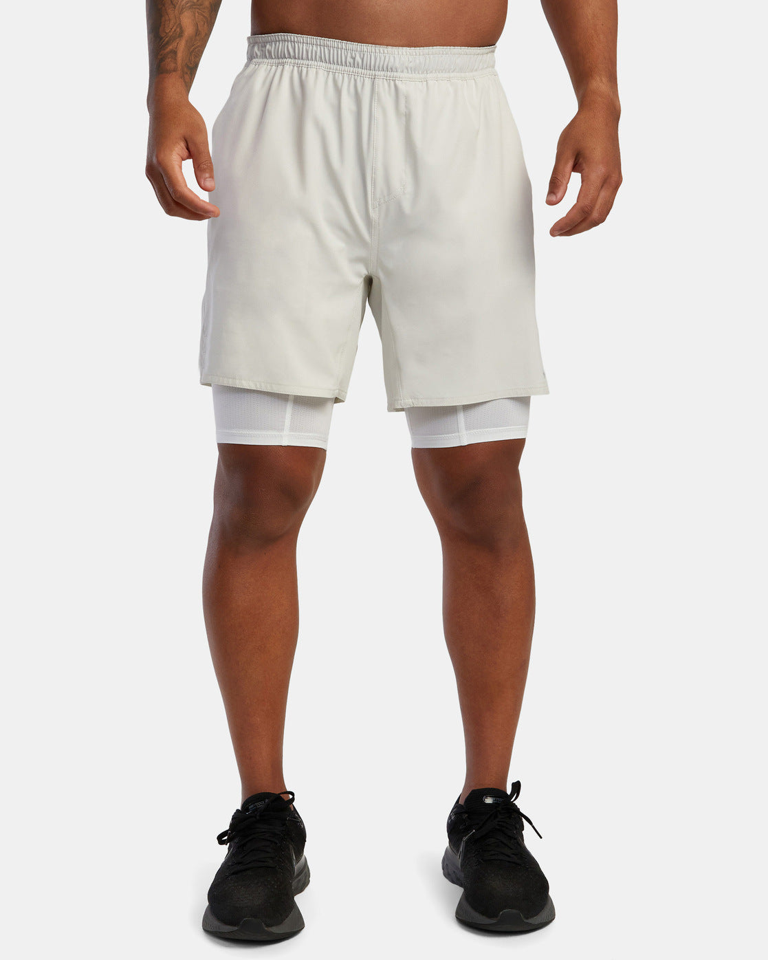 Men's Athletic Shorts - Moisture Wicking - Elastic Waistband