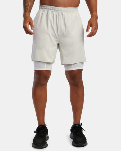 Men's Athletic Shorts - Moisture Wicking - Elastic Waistband