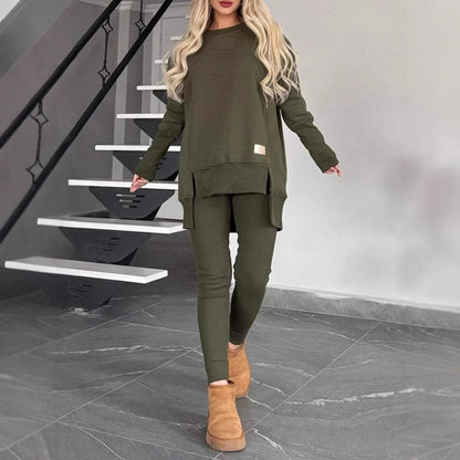Cozy Oversized Sweater Set with Leggings