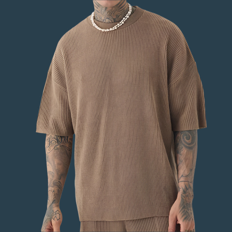 Casual Men's Short Sleeve Tee and Shorts Set - Nocini