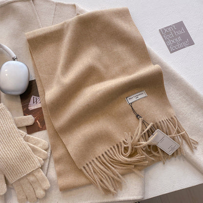 Cozy Lightweight Fringe Scarf Wrap