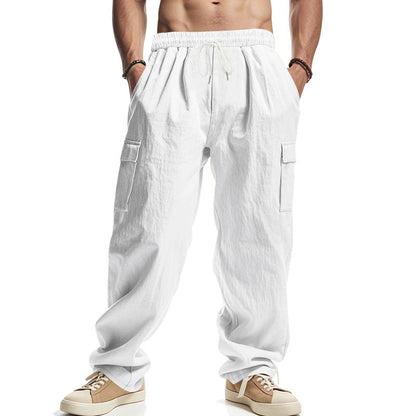 Comfortable Men's Cargo Pants Loose Fit Cotton - Nocini