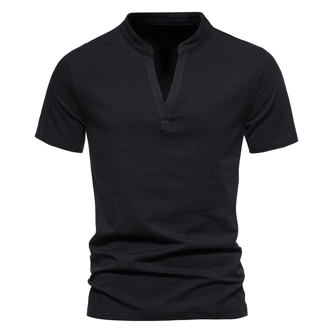 Classic Men's V-Neck Tee - Soft & Relaxed Fit