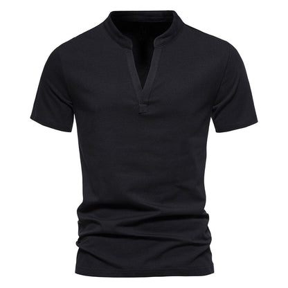 Classic Men's V-Neck Tee - Soft & Relaxed Fit