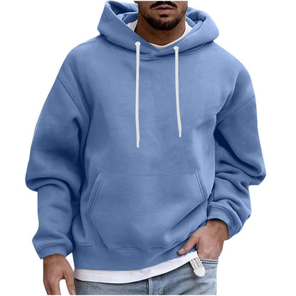 Comfortable Mens Cotton Hooded Sweatshirt - Nocini