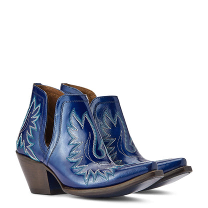 Ladies Classic Ankle Boots - Pointed Toe Block Heel