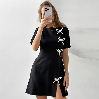 Floral Short A-Line Dress for Women - Nocini