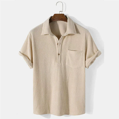 Comfy Grid Pattern Tee Shirt