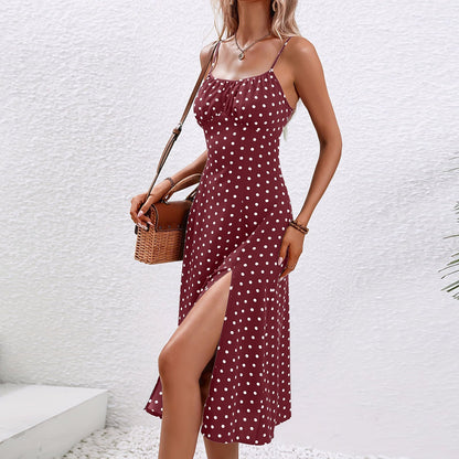 Spotted Midi Summer Dress