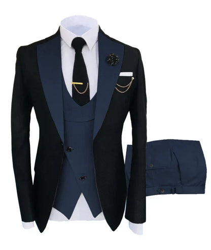 Classic 3 Piece Business Suit for Men