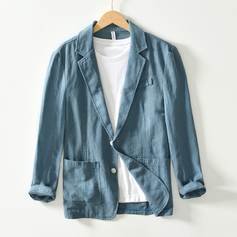 Classic Fit Casual Cotton Blazer for Men - Nocini