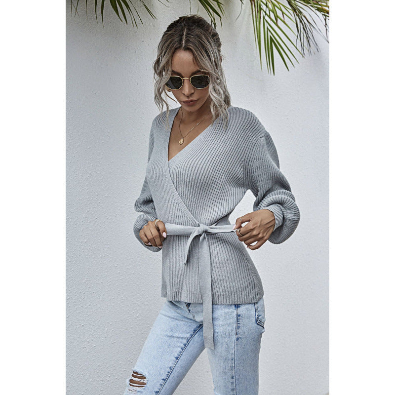 Cozy Long Sleeve Cable Knit Women's Sweater - Nocini