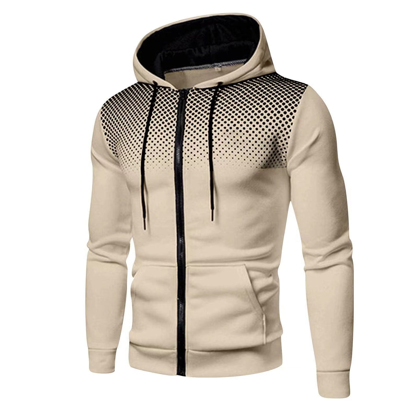 Men's Slim Fit Hooded Cardigan Sweater