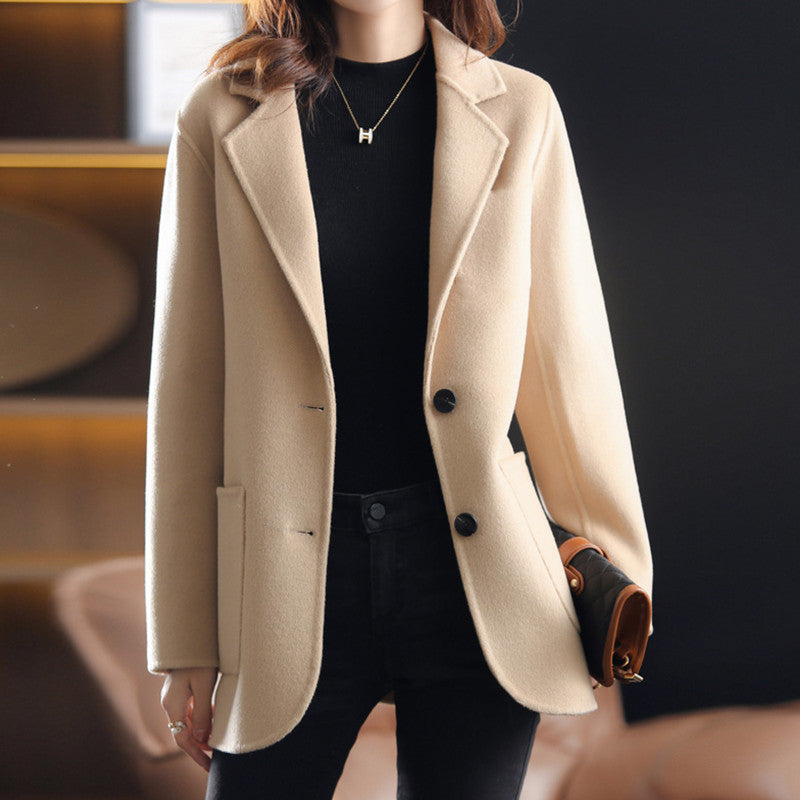 Tailored Fit Women's Wool Blazer Jacket