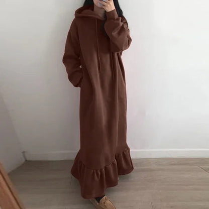 Comfy Women's Oversized Sweatshirt Dress