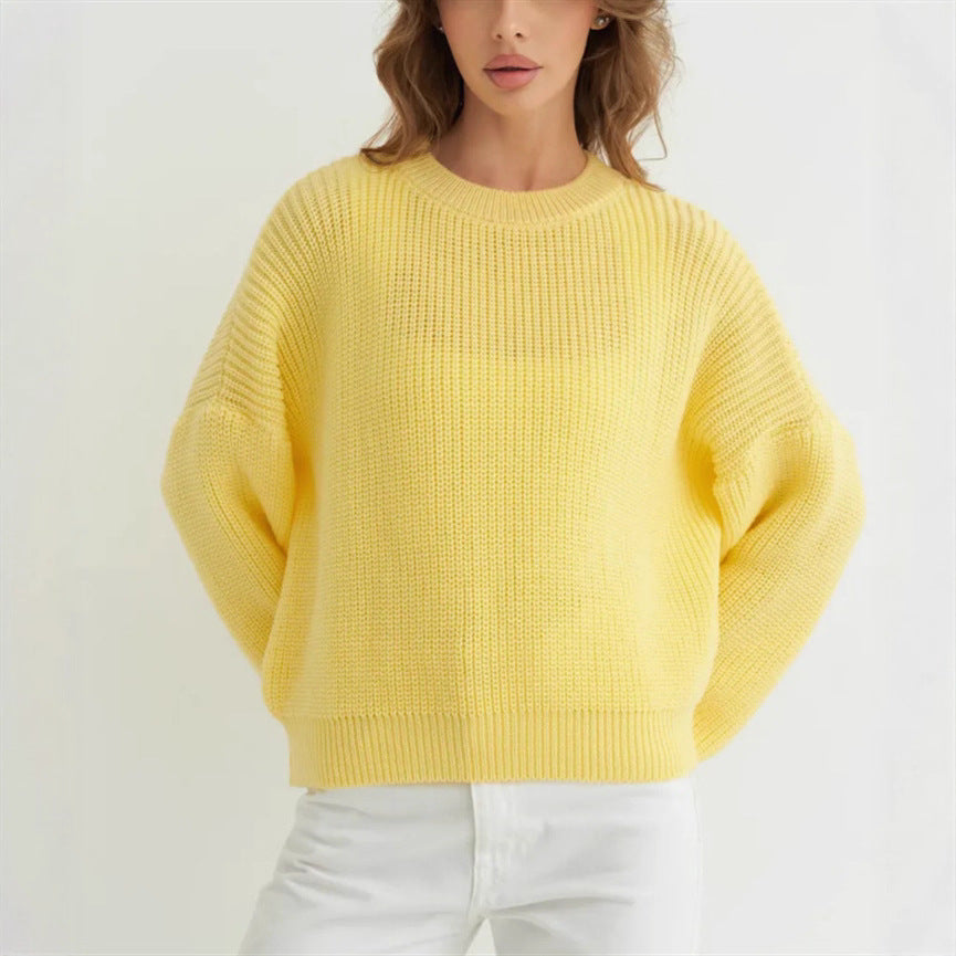 Cozy Large Cable Knit Sweater - Nocini