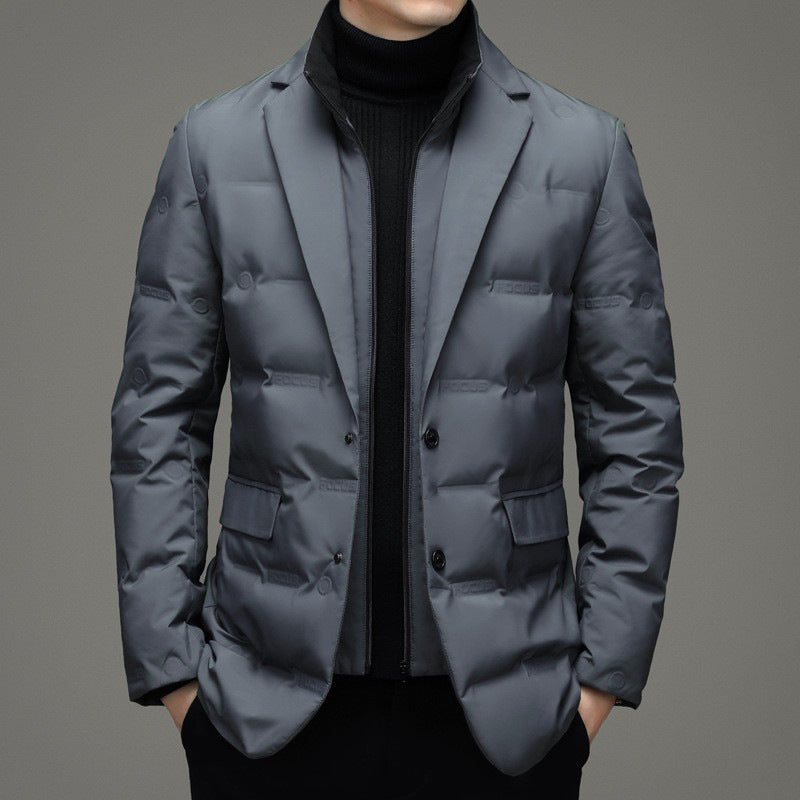 Waterproof Men's Jacket Insulated Quilted Fit