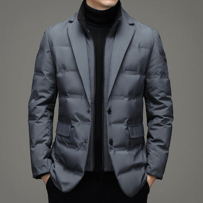 Waterproof Men's Jacket Insulated Quilted Fit