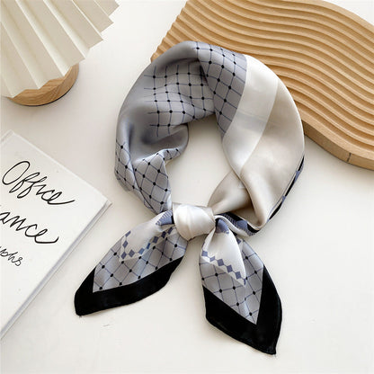Luxurious Silk Patterned Scarf