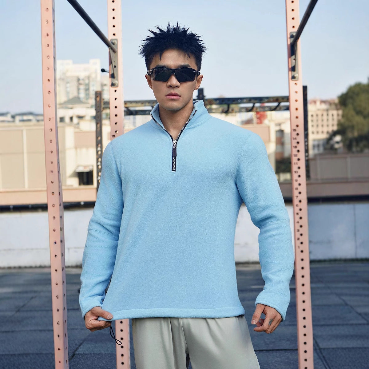 Cozy Men's Zip Up Fleece Jacket